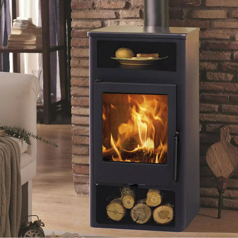Poêle à bois avec chauffe plat Altea - 5,9 Kw